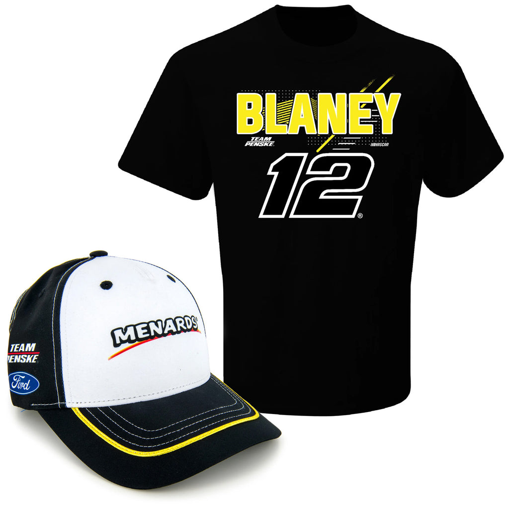 Ryan Blaney Team Pit Hat and Ryan Blaney #12 Team T-Shirt BUNDLE PRICED