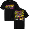 Ryan Blaney 2026 BodyArmor Flash IV Caffeine Paint Scheme Classic Ink T-Shirt Black #12 NASCAR