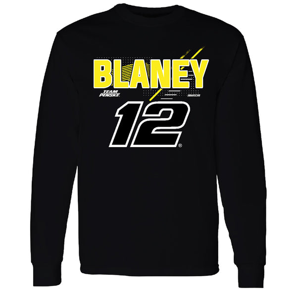 Ryan Blaney 2024 Long Sleeve Name and #12 T-Shirt NASCAR
