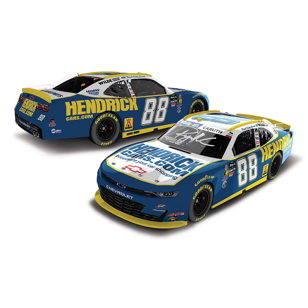 Rajah Caruth Autographed HendrickCars #88 San Diego Mark McFarland Throwback 1:24 Standard 2026 Diecast Car NASCAR