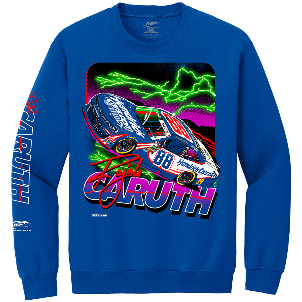 Rajah Caruth 2026 HendrickCars #88 Tru Royal Crewneck Sweatshirt Blue