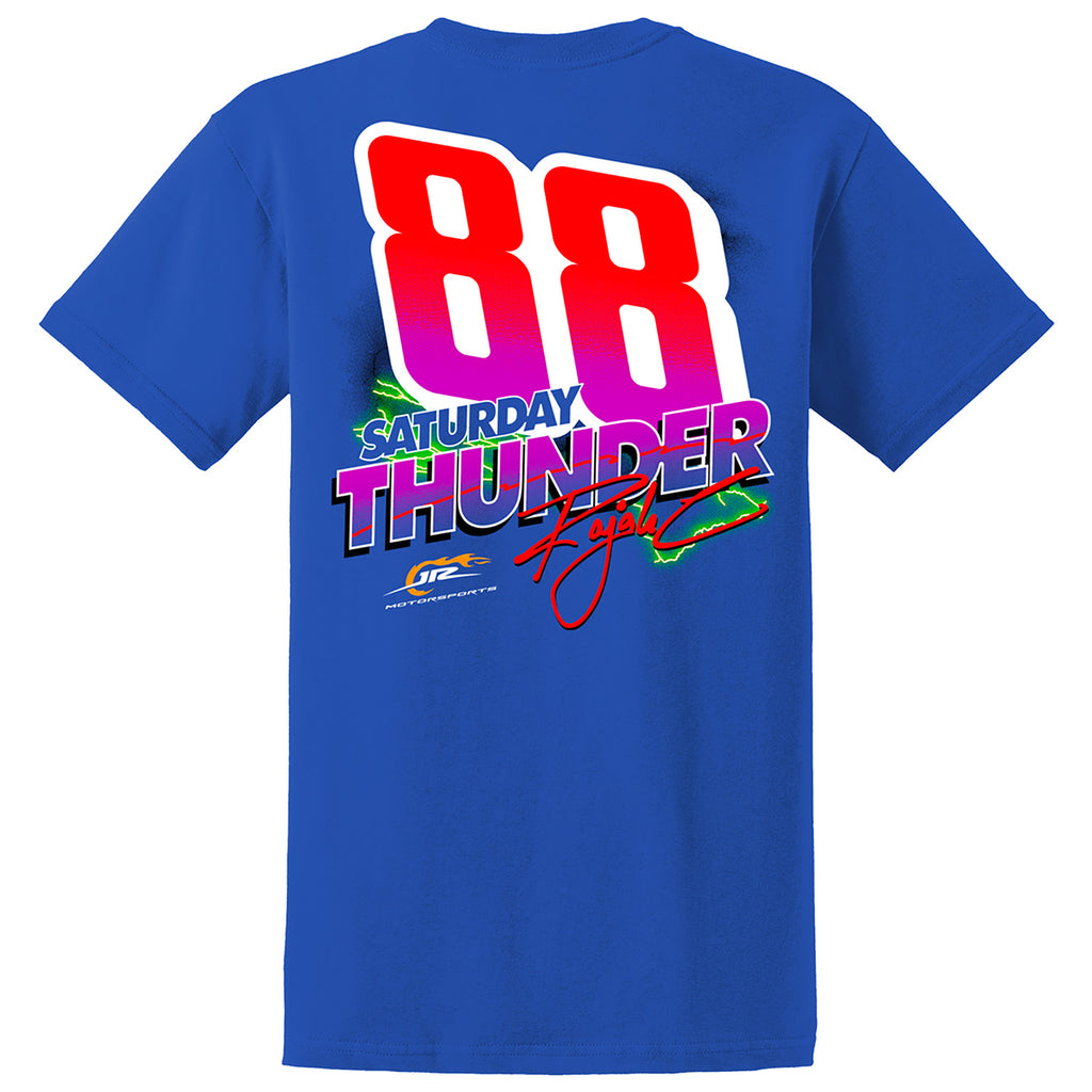Rajah Caruth 2026 HendrickCars #88 Tru Royal 2-Spot T-Shirt Blue NASCAR