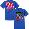 Rajah Caruth 2026 HendrickCars #88 Tru Royal 2-Spot T-Shirt Blue NASCAR