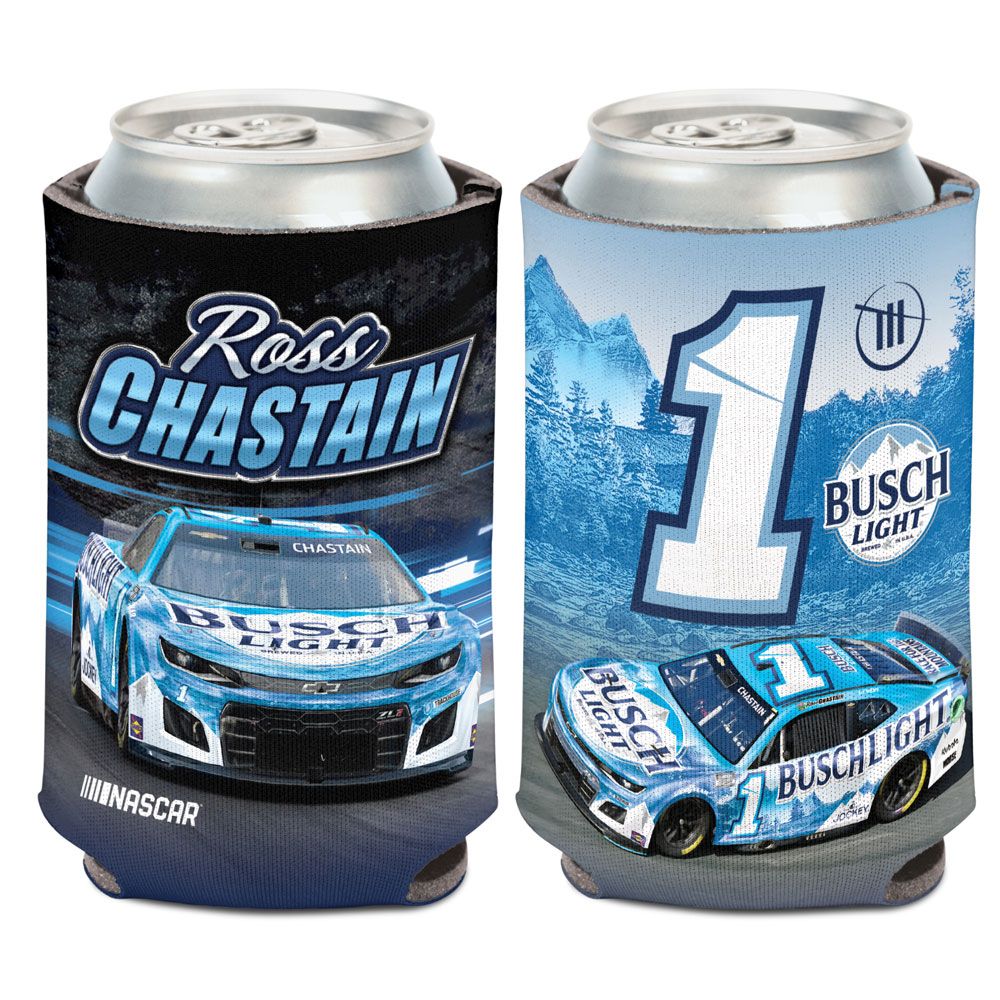 Ross Chastain 2025 Busch Light #1 Can Hugger 12oz Cooler NASCAR