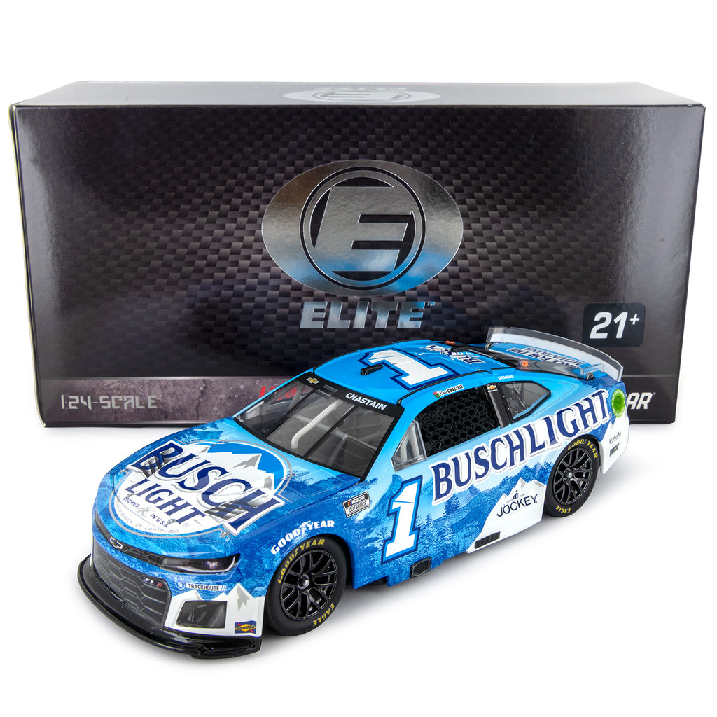 Ross Chastain ELITE Busch Light 1:24 2025 Diecast Car #1 NASCAR