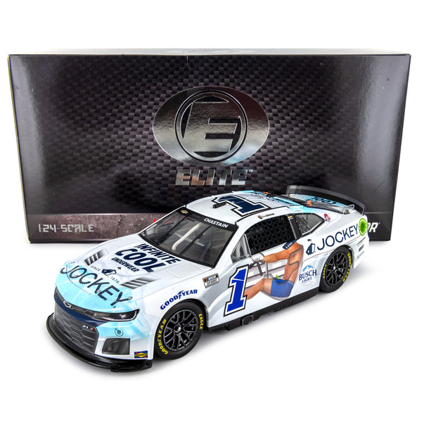 Ross Chastain ELITE Jockey Infinite Cool 1:24 2024 Diecast Car #1 NASCAR