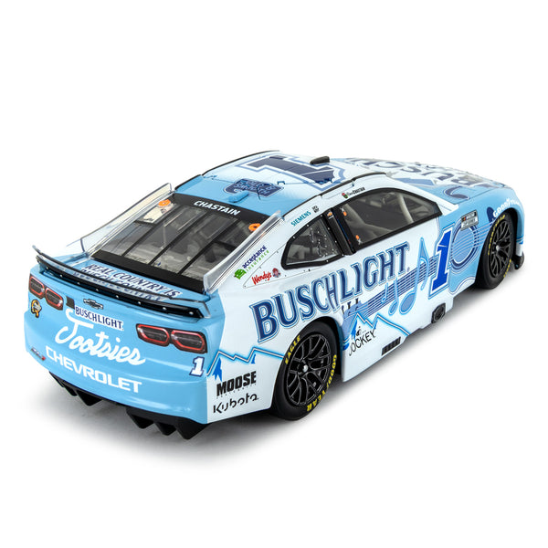 Ross Chastain Autographed Busch Light Country 1:24 Standard 2025 Diecast Car #1 NASCAR