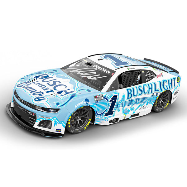 Ross Chastain Autographed Busch Light Country 1:24 Standard 2025 Diecast Car #1 NASCAR