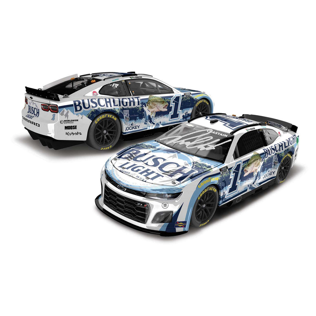 Ross Chastain Autographed Busch Light Fishing 1:24 Standard 2024 Diecast Car #1 NASCAR