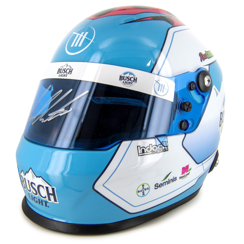 Ross Chastain Autographed 2024 Full Size Busch Light Collectible Replica Helmet #1 NASCAR