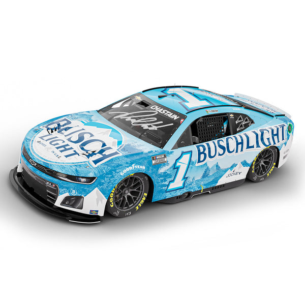 Ross Chastain Autographed Busch Light 1:24 Standard 2025 Diecast Car #1 NASCAR