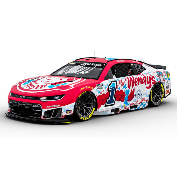 Ross Chastain Autographed Wendy's 1:24 Standard 2026 Diecast Car #1 NASCAR