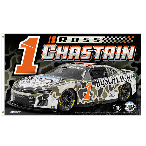 Ross Chastain 2024 Busch Light Camo Car Paint Scheme NASCAR 3x5 Flag #1