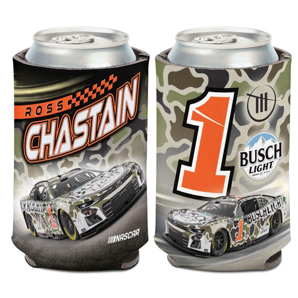 Ross Chastain 2024 Busch Light Camo Paint Scheme #1 Can Hugger 12oz Cooler NASCAR