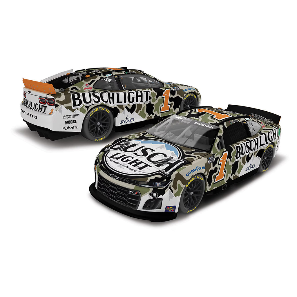 Ross Chastain ELITE Busch Light Camo 1:24 2024 Diecast Car #1 NASCAR