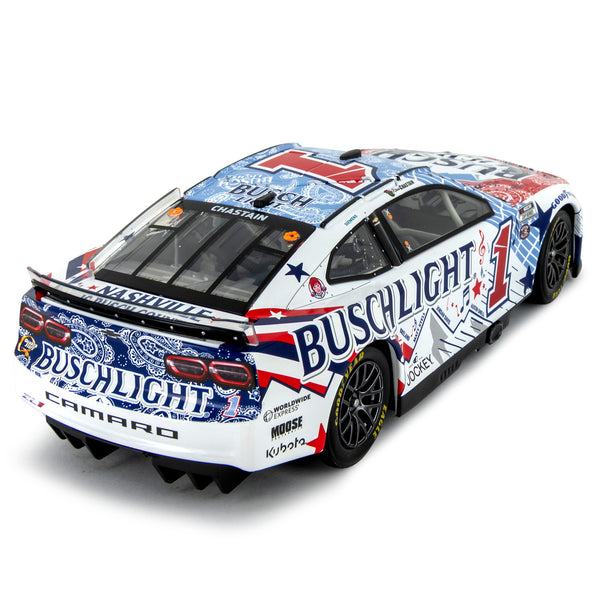 Ross Chastain Autographed Busch Light Country 1:24 Standard 2024 Diecast Car Hand Signed #1 NASCAR