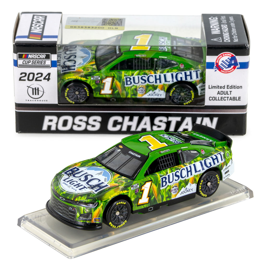 Ross Chastain Busch Light Farmers 1:64 Standard 2024 Diecast Car #1 NASCAR