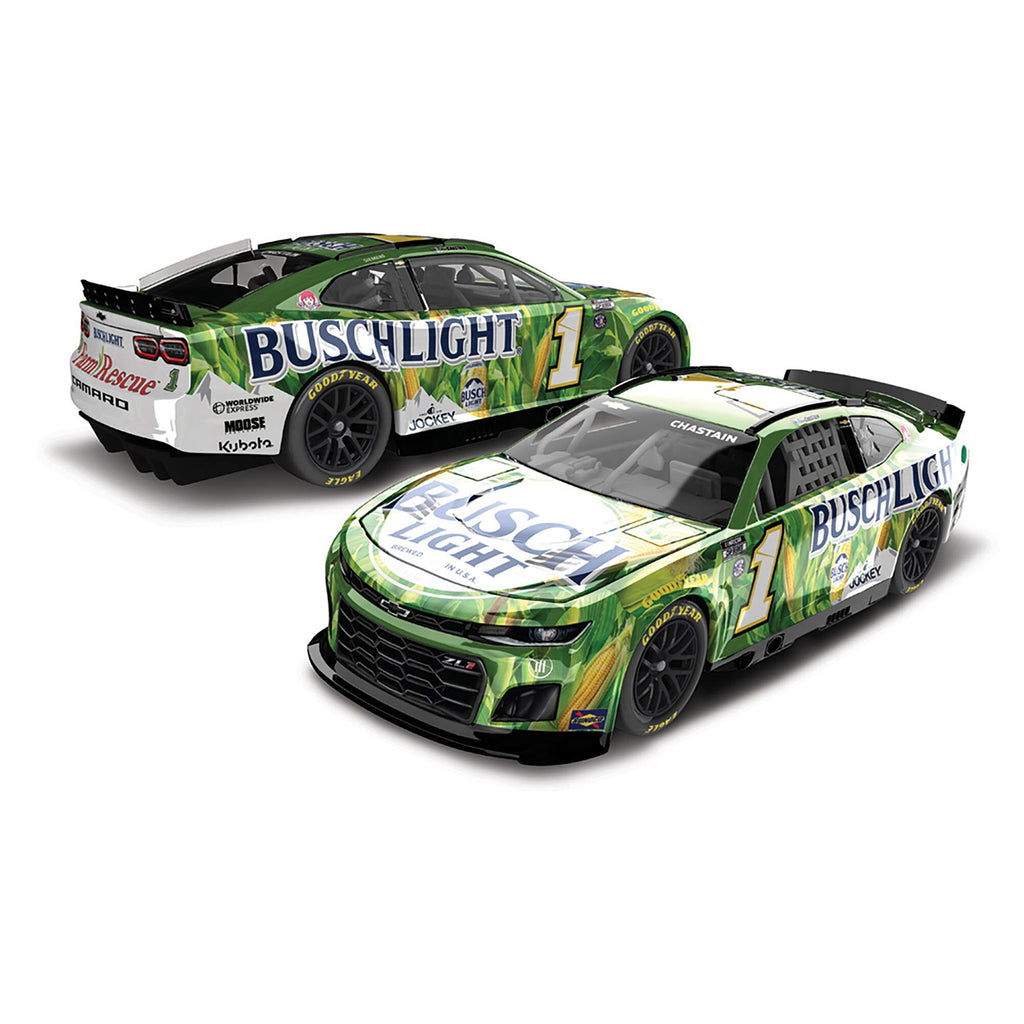 Ross Chastain ELITE Busch Light Farmers 1:24 2024 Diecast Car #1 NASCAR