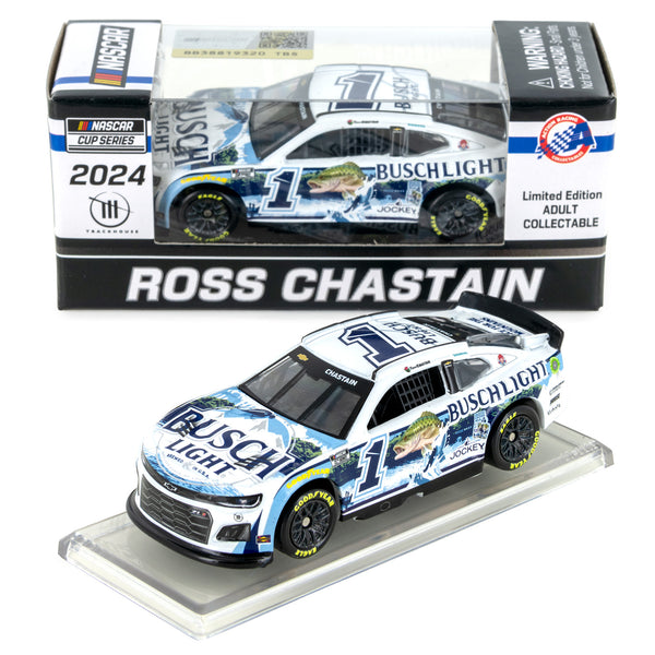 Ross Chastain Busch Light Fishing 1:64 Standard 2024 Diecast Car #1 NASCAR