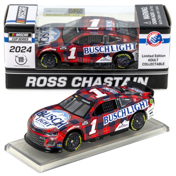 Ross Chastain Busch Light Flannel 1:64 Standard 2024 Diecast Car #1 NASCAR