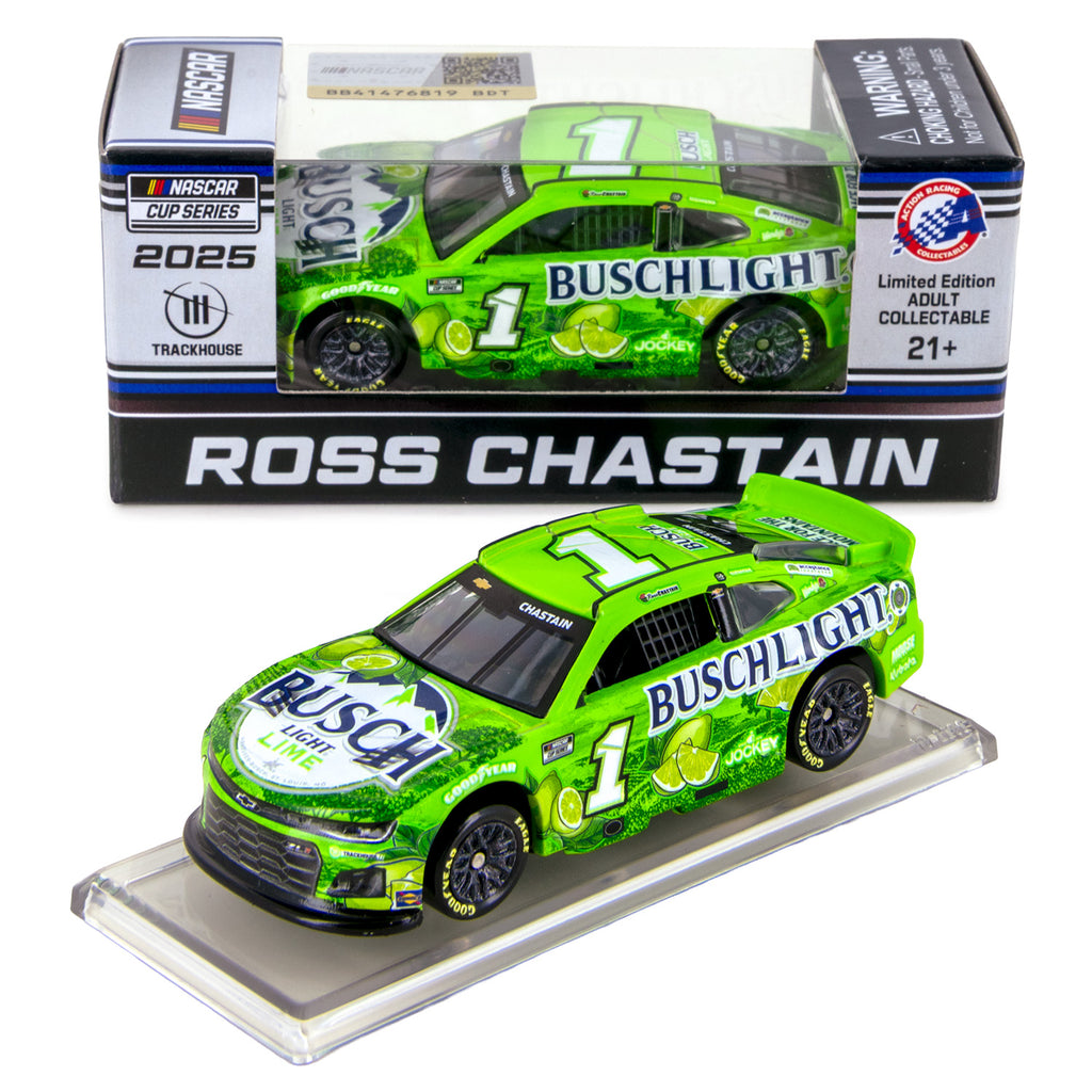Ross Chastain Busch Light Lime 1:64 Standard 2025 Diecast Car #1 NASCAR