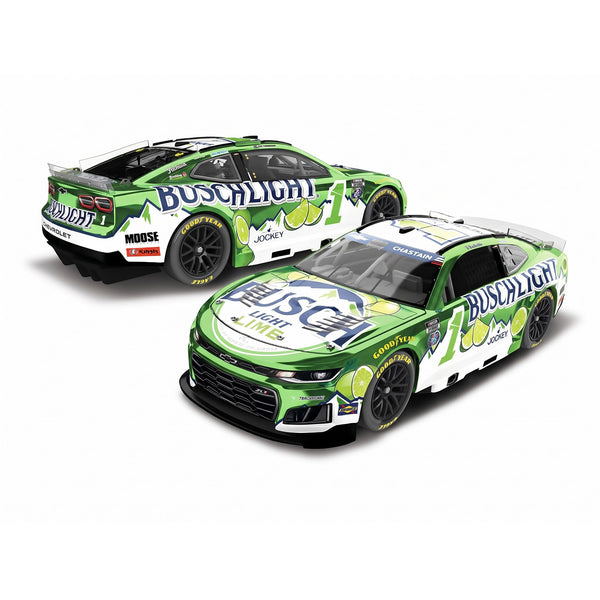 Ross Chastain Busch Light Lime 1:24 Color Chrome 2026 Diecast Car #1 NASCAR