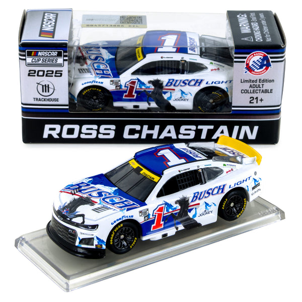 Ross Chastain Busch Light Retro 1:64 Standard 2025 Diecast Chassis Car 