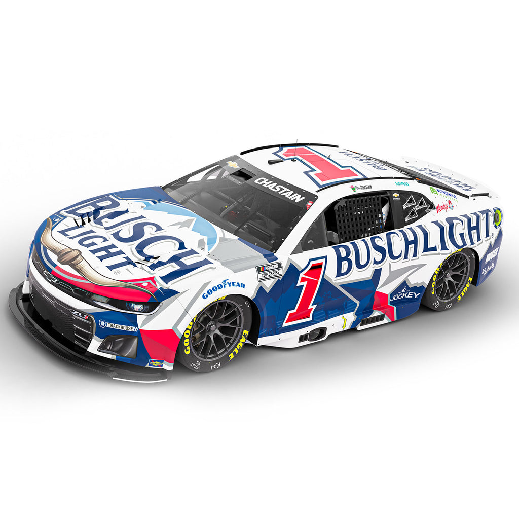 Ross Chastain Busch Light Texas 1:24 Standard 2025 Diecast Car #1 NASCAR