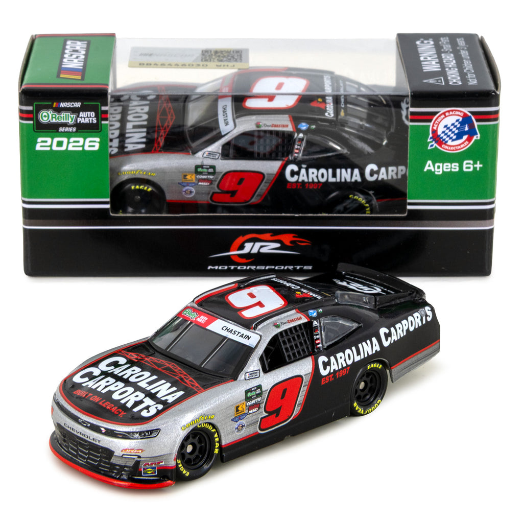 Ross Chastain Carolina Carports 1:64 2026 Diecast Car #9 NASCAR