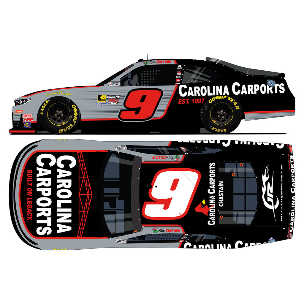 Ross Chastain Carolina Carports 1:24 Standard 2026 Diecast Car #9 NASCAR
