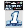 Ross Chastain 2024 Perfect Cut #1 Decal 4x4 Inch NASCAR