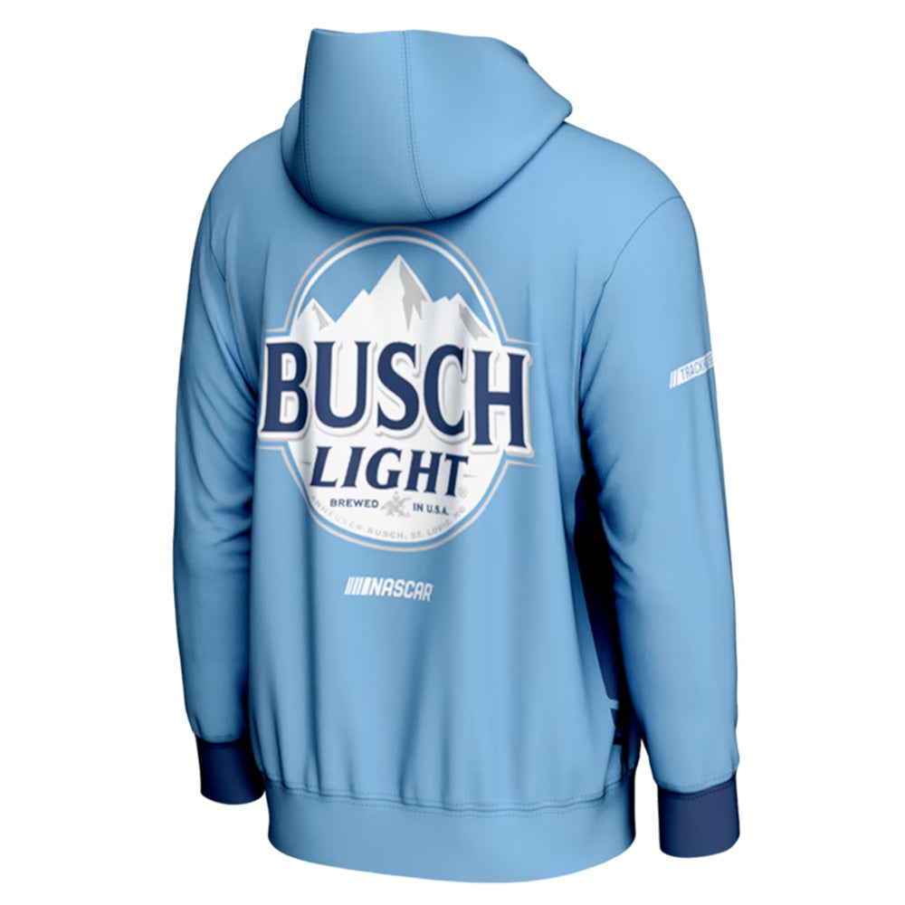 Ross Chastain 2026 Busch Light #1 Blue Hoodie Outerwear Sweatshirt NASCAR