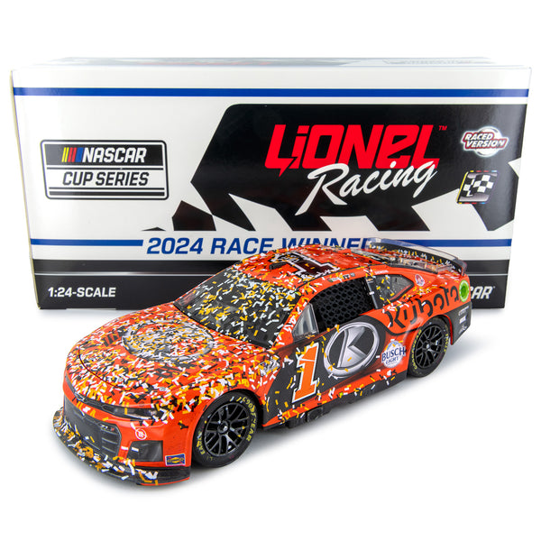 Ross Chastain Kansas Race Win 1:24 Standard 2024 Diecast Car Kubota #1 NASCAR