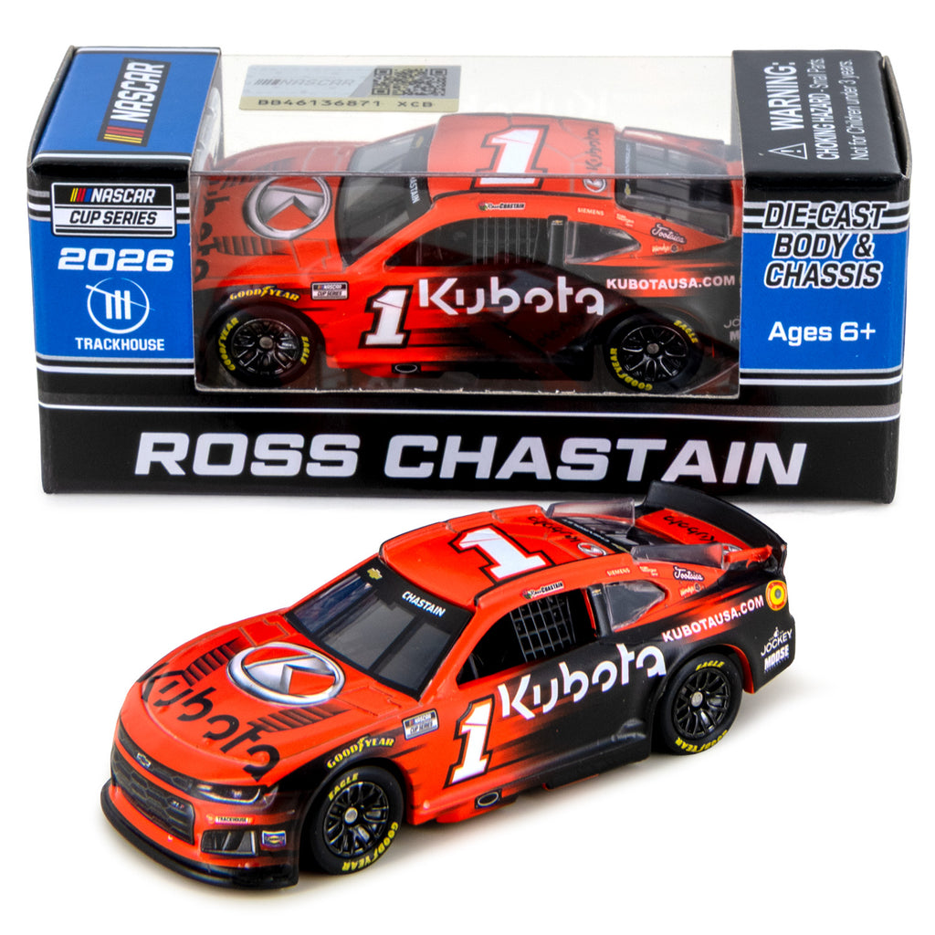 Ross Chastain Kubota 1:64 2026 Diecast Car #1 NASCAR