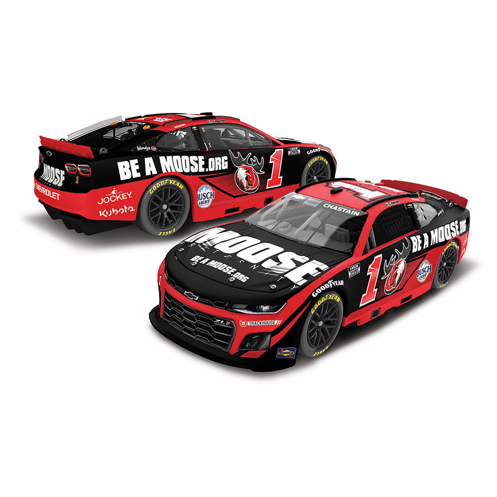 Ross Chastain Moose Fraternity 1:24 Standard 2025 Diecast Car #1 NASCAR