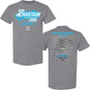 Ross Chastain 2026 NASCAR Cup Series Schedule T-Shirt Gray #1 NASCAR