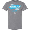 Ross Chastain 2026 NASCAR Cup Series Schedule T-Shirt Gray #1 NASCAR