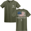 Ross Chastain 2026 Military Green #1 Born in the USA T-Shirt NASCAR
