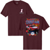 Ross Chastain 2025 Busch Light Apple T-Shirt Red #1 NASCAR