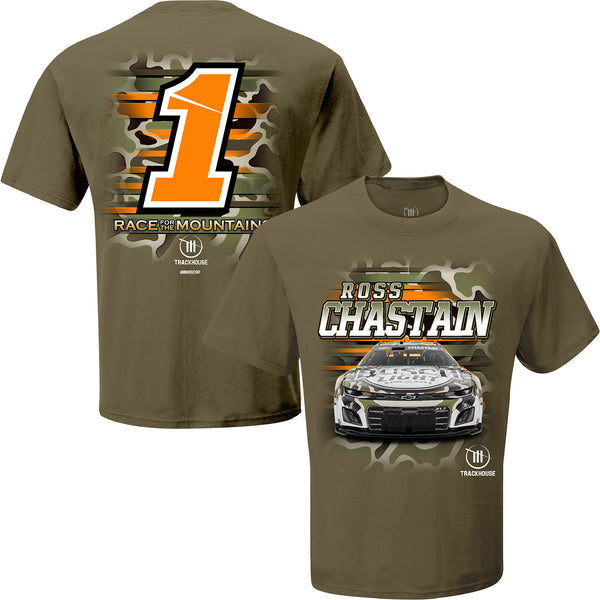 Ross Chastain 2024 Busch Light Camo Paint Scheme T-Shirt Military Green #1 NASCAR