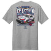 Ross Chastain 2025 Busch Light Texas T-Shirt Gray #1 NASCAR