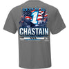 Ross Chastain 2026 Busch Light Patriotic Eagle Car 2-Spot T-Shirt Gray #1 NASCAR