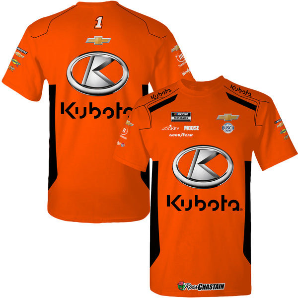 Ross Chastain 2025 Kubota Sublimated Uniform Pit Crew T-Shirt #1 NASCAR