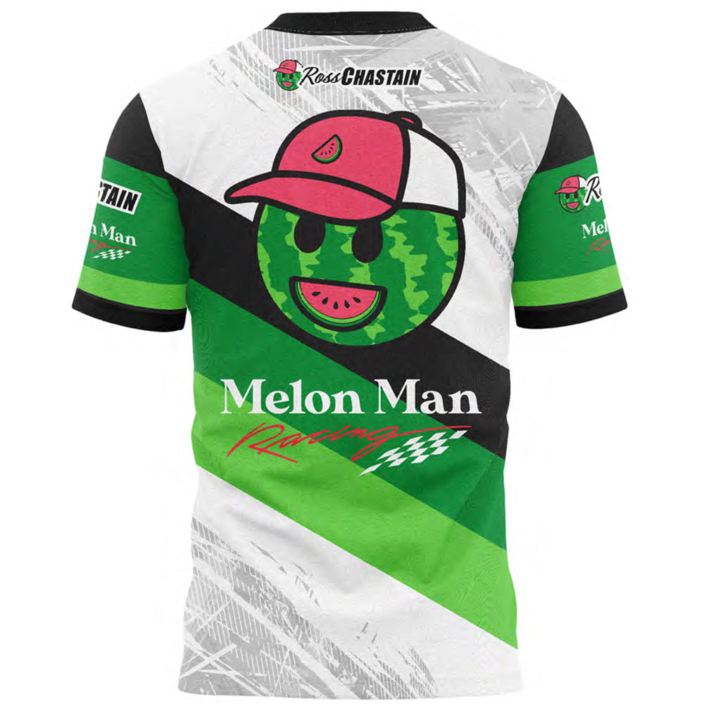 Ross Chastain 2025 Melon Man Sublimated Uniform Pit Crew T-Shirt