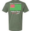 Ross Chastain 2025 Watermelon Flag T-Shirt Green 