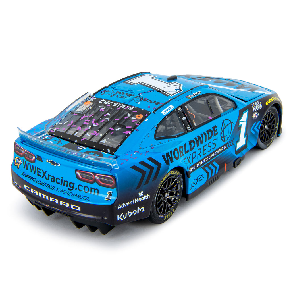 Ross Chastain Autographed Nashville Race Win 1:24 Standard 2023 Diecast Car #1 NASCAR