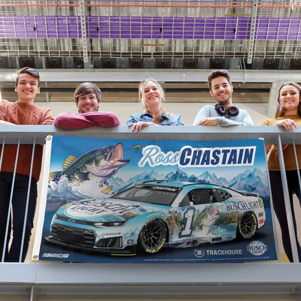 Ross Chastain 2026 Busch Light Fishing Car 3x5 Flag#1 NASCAR