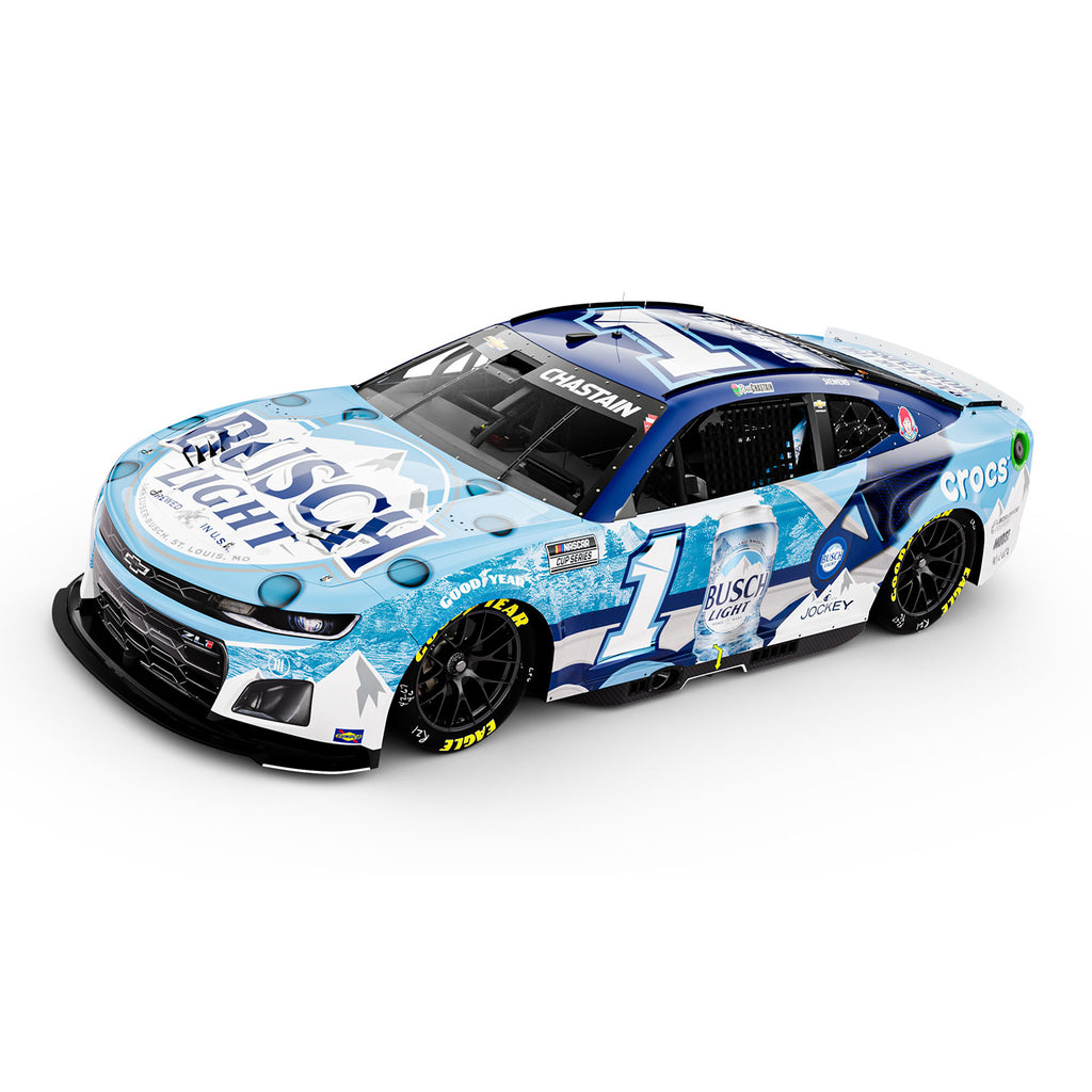 Ross Chastain ELITE Busch Light Crocs 1:24 2024 Diecast Car #1 NASCAR