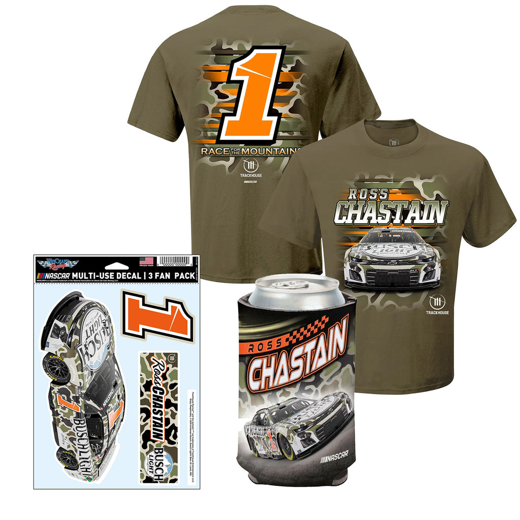 Ross Chastain 2024 Busch Light Camo 3-Item BUNDLE PRICED