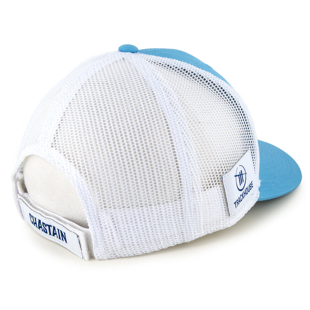 Ross Chastain 2026 Big Number #1 Mesh NASCAR Hat Exclusive Blue/White